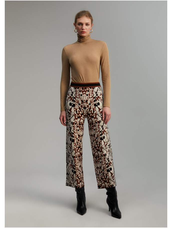 LOLA CASADEMUNT BY MAITE PANTALON PUNTO ANIMAL PRINT